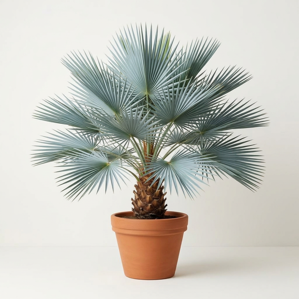 Mexican Blue Palm (Brahea armata)